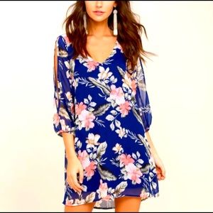 Lulu’s floral shift dress